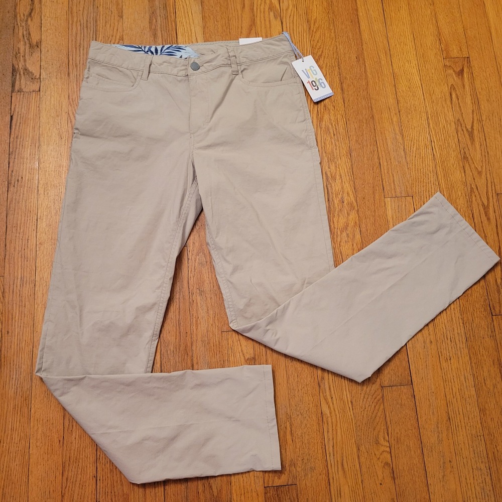 NEW Vintage 1946 34 Performance Pants Desert‎ Khaki Pro Stretch Hiking Comfort